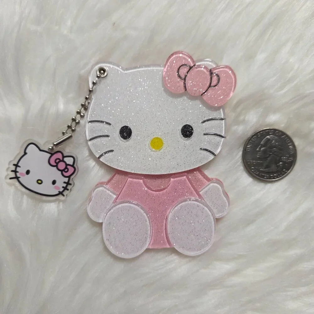 Hello Kitty Sliding Mirror Keychain
